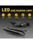 1paır LED Yan Çamurluk Markeri Işık Dönüş Sinyal Lambaları Mini R61 Paceman R60 Countryman 10-17 63139802569 63139802570 (Yurt Dışından) 5