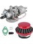 Karbüratör Karbonhidrat Carby + Kırmızı Hava Filtresi + 2 Strok 47CC 49CC Motor Parçaları Için Yığın Mini Moto Çocukları Atv Dört Kir Cep Bisikleti Minimoto (Yurt Dışından) 3