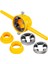 6pcs Pvc Iplik Maker Aracı, 1/2 Inç 3/4 Inç 1 Inç Kalıpları Yeniden Kullanılabilir Pvc Boru Iş Parçacığı Sıhhi Tesisat, Pvc Için Yuvarlak Kalıp (Yurt Dışından) 1