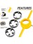 6pcs Pvc Iplik Maker Aracı, 1/2 Inç 3/4 Inç 1 Inç Kalıpları Yeniden Kullanılabilir Pvc Boru Iş Parçacığı Sıhhi Tesisat, Pvc Için Yuvarlak Kalıp (Yurt Dışından) 3