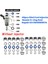48PCS/8SET Yakıt Enjektörü O-Ring Conta Onarım Kiti 06H998907A Audi A3 A4 A5 A6 Q5 Vw Golf Jetta cc 1.8 2.0t 06J998907A (Yurt Dışından) 2