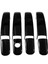 8 Pcs/set Araç Abs Glossy Siyah 4 Kapı Tutar Kapakları Ford Focus Escape Kuga Ranger 2013 2014 2015 2016 2017 2018 (Yurt Dışından) 4