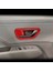 Araba Iç Kapı Kolu Kase Kapağı Hyundai Kona 2024+ Araba Iç Aksesuarları Için Kırmızı (Yurt Dışından) 4