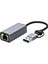 Masaüstü Dizüstü Bilgisayar Için Çift Başlı USB Tip C Ethernet Adaptörü 1000MBPS (Yurt Dışından) 2
