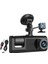 Araba Dvr Hd 1080P 3-Lens Araç Dash Camthree Way Kamera Dvrs Kaydedici Video Kayıt Cihazı Dashcam Kameran (Yurt Dışından) 2