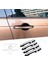 Kapı Kolu Kapak Süslemesi For-Jaguar Xe Xf F-Pace X761 Land Rover Discovery Için 5 Sport Evoque Araba Aksesuarları, Siyah (Yurt Dışından) 2