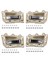 4pcs Araba Iç Kapı Kolu Jeep Grand Cherokee Için Iç Sap (Yurt Dışından) 5