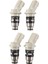 4pcs Araba Yakıt Enjektör Nissan Için Araç Aksesuarları K11 1.0 1.3 Hatchback 1992-2003 16600-41B00 A46H02 (Yurt Dışından) 2