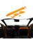 Ford Ranger Için 2023 2024 Lhd Otomobil Merkezi Konsol Kontrol Tablosu Trim Kapak Iç Aksesuarlar Turuncu (Yurt Dışından) 3