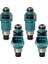 4pcs Yakıt Enjektörleri 13S-13761-00-00 Yamaha Yzfr6 Yzf-R6 2008-2020 Için (Yurt Dışından) 5
