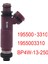 Yakıt Enjektörü BP4W13250 Mazda Mx-5 Miata Için 1.8 1999-2000 Mazda 3 1.6 2003-2006 BP4W-13-250 195500-3310 (4pcs) (Yurt Dışından) 5