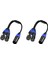 1 Erkek - 2 Kadın Xlr Y Splitter Mikrofon Kablosu, 3pin Xlr Erkek - Çift Xlr Dişi Y-Splitter Dengeli Mikrofon Kabloları (2 Adet) (Yurt Dışından) 1