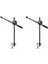 2x Mikrofon Standı Masası Mikrofon Braketi Telefon Tripodu Bom Kolu Ayarlanabilir 3/8 1/4 Inç Vida Canlı Ekipmanları,1 (Yurt Dışından) 1