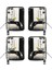 4pcs Araba Dış Kapı Kolu Dış Kapı Kolu Ford Süper Görev Mürettebat Kabini 1999-2016 7C3Z2522405AA 7C3Z2626600AA (Yurt Dışından) 5