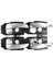 4pcs/set Sol+Sağ Iç Kapı Kolu Düzeneği 836102D000CA 826202D000CA Hyundai Elantra Için 2001-2006 83610-2D000 A (Yurt Dışından) 1