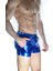 Erkek Mavi Lame Short 5