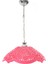 Fuşya Akrilik Avize Soft Pembe Modern Aydınlatma 35X35X12 cm 3
