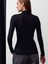 32277 Balıkçı Yaka Kaşmir Bluz-Siyah 2
