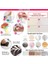 Tropikal Bitkiler Duvar Stickerı 9'lu Set, 90X35 cm Büyük Boy Pvc 6