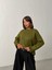 Kadın Yumuşak Dokulu Bisiklet Yaka Oversize Basic Triko Kazak 3