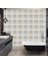 30X30 cm Pvc Duvar Karosu 4'lü Siyah Beyaz Mermer Desenli Banyo&mutfak 2