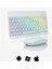 Rgb Tablet ve Telefonlar Için Türkçe Bluetooth Klavye ve Mouse Set - AL7815 Su Yeşili 1