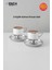 Doris 2'li Porselen Kahve Fincanı Takımı 90 ml Platin 2