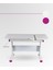 Vega Simple Kız Çocuk Odası Çalışma Masası Yükseklik ve Eğim Ayarlı Masa - 130x70 Cm, Ekru/Fuşya 3