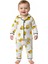 Unisex Bebek Tweety Desenli Yakalı Düğmeli Pamuklu Pijama Takımı 1