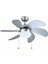 KCF282 60W Silver 6 Kanatlı Avizeli Tavan Vantilatörü 3