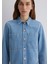 Paola Mavi Premium Indigo Mavisi Jean Gömlek 1210779-89212 17