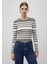 Bisiklet Yaka Çizgili Haki Kazak 1710521-87899 15