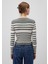 Bisiklet Yaka Çizgili Haki Kazak 1710521-87899 16
