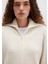 Yün Karışımlı Fermuarlı Ekru Hırka 1710482-70057 17