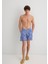 Baskılı Mavi Deniz Şortu 0911480-70758 13