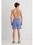 Baskılı Mavi Deniz Şortu 0911480-70758 15