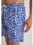 Baskılı Mavi Deniz Şortu 0911480-70758 16