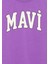 Mavi Logo Baskılı Mor Tişört 6610030-70606 11