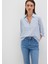 Mavi Çizgili Bluz 122400-83979 14