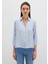 Mavi Çizgili Bluz 122400-83979 15