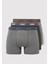 3lü Gri Basic Boxer 0911407-23854 6