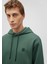 Mavi Logo Nakışlı Kapüşonlu Yeşil Sweatshirt 065809-71580 17