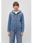 Kadın Karla Mavi 90s Jean Ceket 110154-85296 14