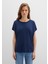 Lux Touch TENCEL TM Modal Lacivert Basic Tişört 167245-70487 15