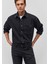 Aidan Mavi Black Antrasit Jean Gömlek 0210588-85622 14