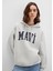 Mavi Logo Baskılı Kapüşonlu Gri Sweatshirt 1600361-34322 12