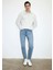 Milan Premium Blue Puslu Açık Mavi Jean Pantolon 0081083030 11