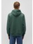 Mavi Logo Nakışlı Kapüşonlu Yeşil Sweatshirt 065809-71580 16