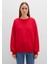 Bisiklet Yaka Kırmızı Basic Sweatshirt 1610198-80791 14