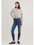Kadın Serenay Mavi Gold Shape Jean Pantolon 100980-33687 6